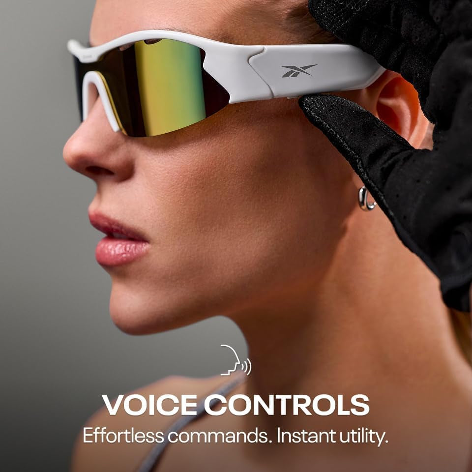 Gafas de sol Reebok Smart Audio: gafas deportivas unisex con Bluetooth de alta fidelidad y protección UV