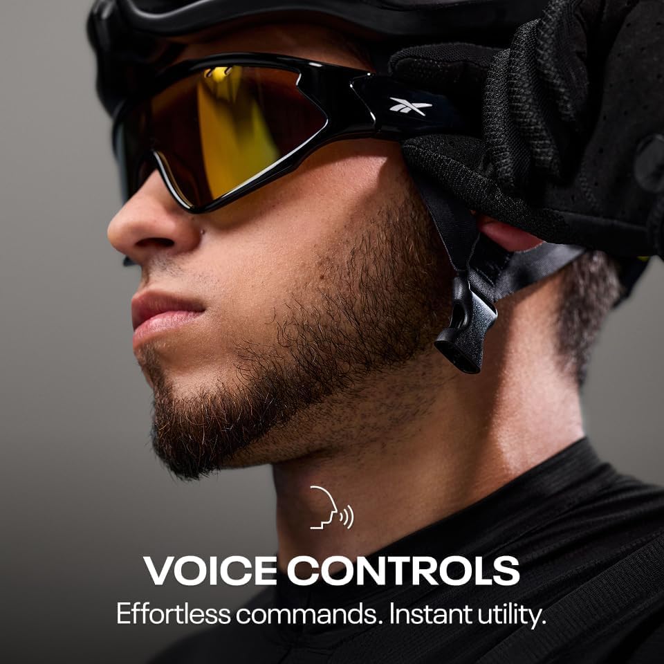 Gafas de sol con audio inteligente Voltage, unisex, deportivas, de alta fidelidad, con Bluetooth y protección UV - Desarrollado por Lucyd