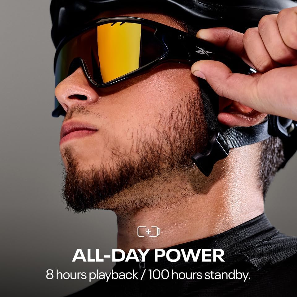 Gafas de sol con audio inteligente Voltage, unisex, deportivas, de alta fidelidad, con Bluetooth y protección UV - Desarrollado por Lucyd